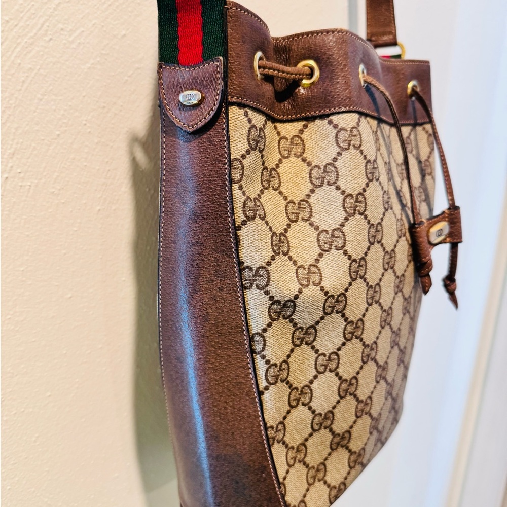 Gucci GG Monogram Bucket Bag Vintage - Picture 14 of 16